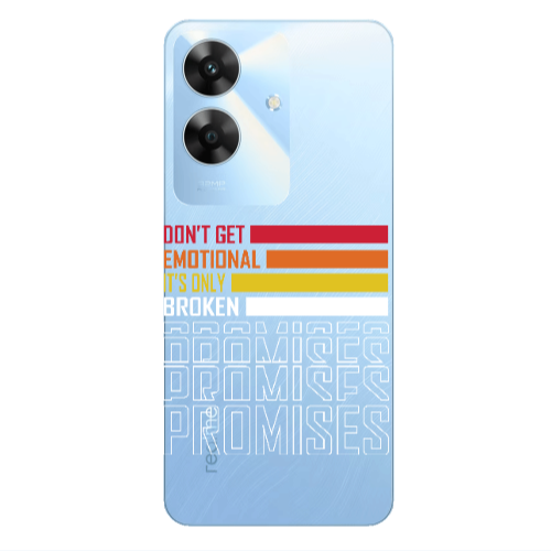 Realme Note 60 Dont Get Emotional Transparent Silicone TPU Θήκη