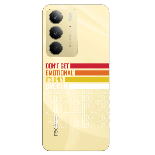 Realme C 75 Dont Get Emotional Transparent Silicone TPU Θήκη
