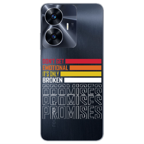 Realme Note 50 Dont Get Emotional Transparent Silicone TPU Θήκη