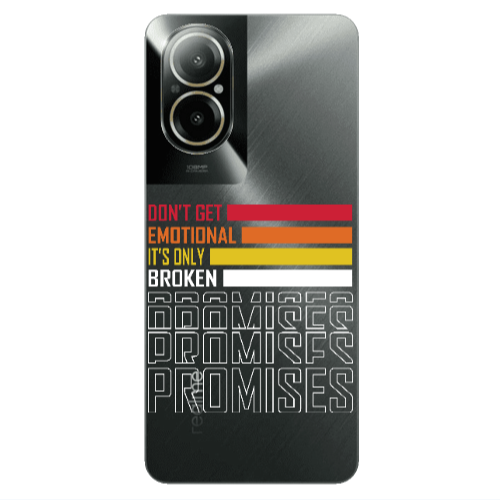 Realme C67 Dont Get Emotional Transparent Silicone TPU Θήκη
