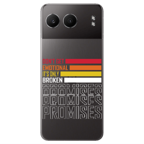 Oneplus Nord 4 Dont Get Emotional Transparent Silicone TPU Θήκη
