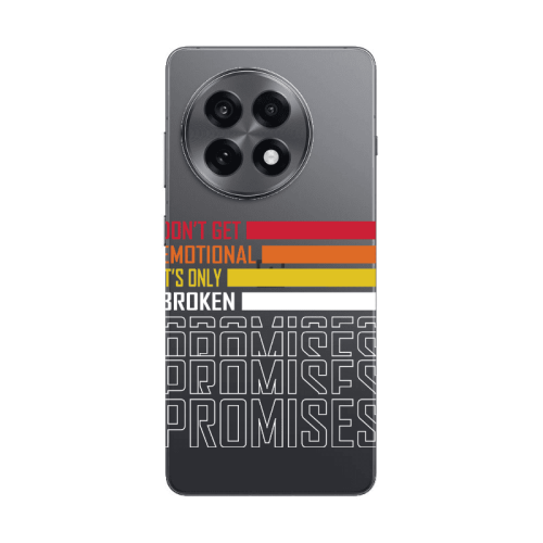 Oneplus 13 5G Dont Get Emotional Transparent Silicone TPU Θήκη