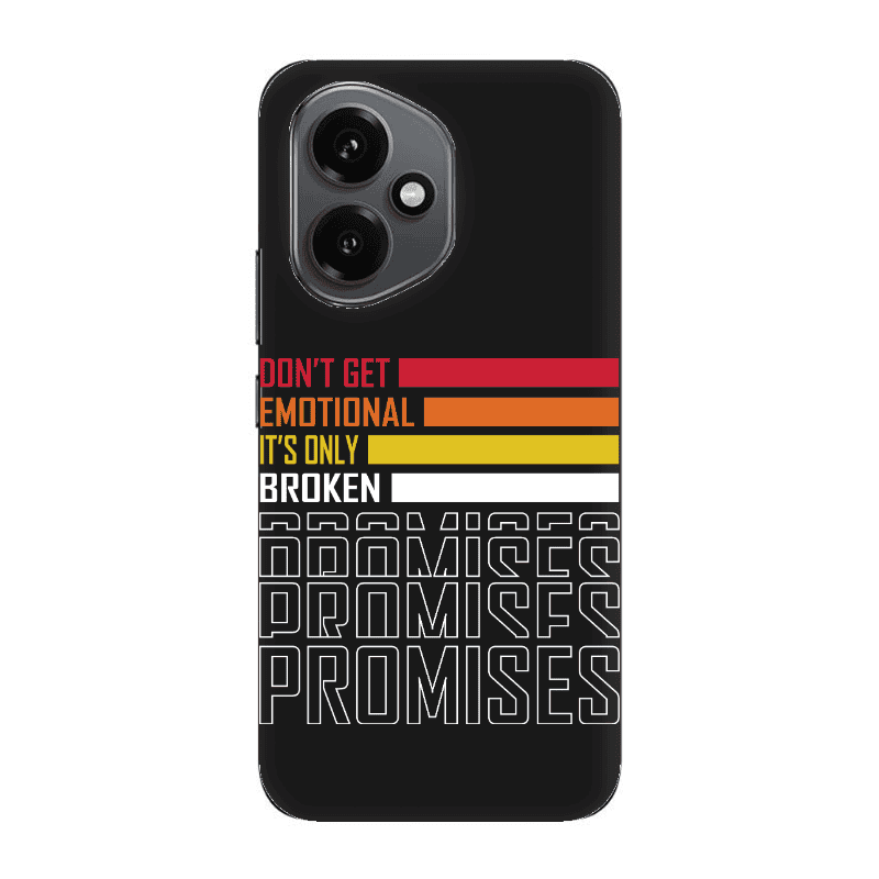 Honor Magic 400 Dont Get Emotional Black Colored Silicone TPU Θήκη