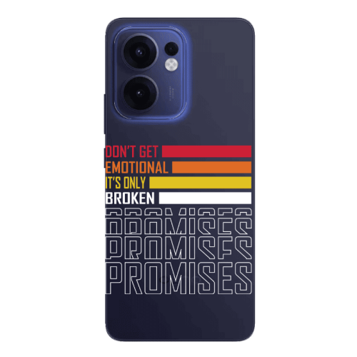 Oppo Reno13 FS Dont Get Emotional Transparent Silicone TPU Θήκη