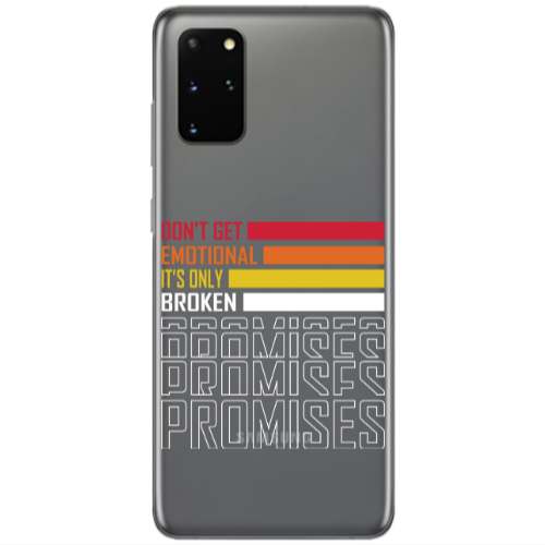 Samsung S20 Plus Dont Get Emotional Transparent Silicone TPU Θήκη