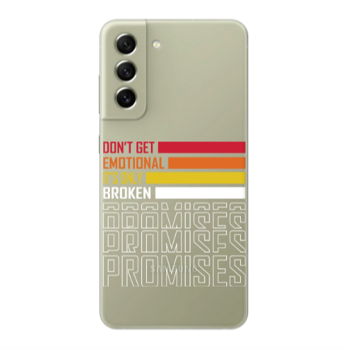 Samsung S22 Plus Dont Get Emotional Transparent Silicone TPU Θήκη