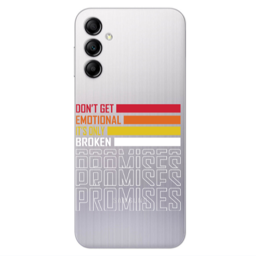 Samsung A24 Dont Get Emotional Transparent Silicone TPU Θήκη