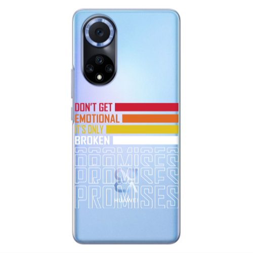 Huawei Nova 9 Dont Get Emotional Transparent Silicone TPU Θήκη