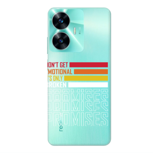 Realme C55 Dont Get Emotional Transparent Silicone TPU Θήκη