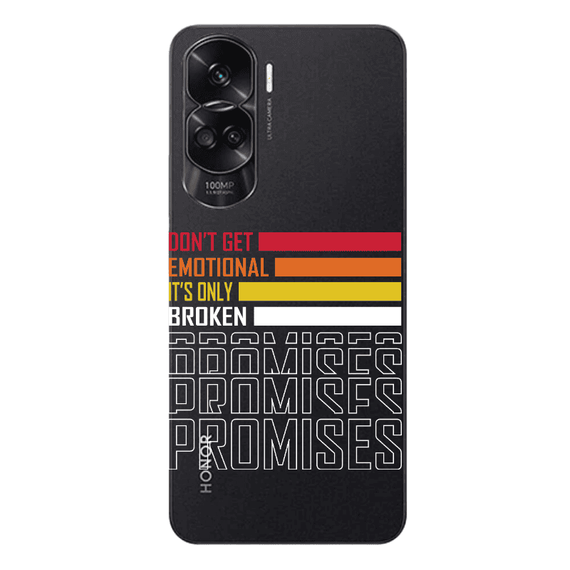 Honor 90 Lite 5G Dont Get Emotional Transparent Silicone TPU Θήκη