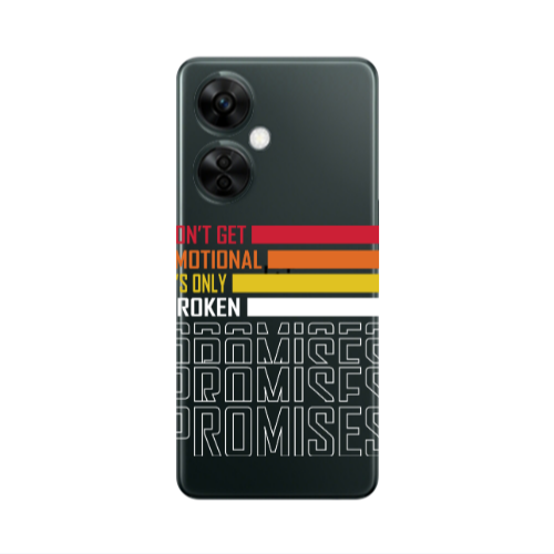 Oneplus Nord CE 3 Lite 5G Dont Get Emotional Transparent Silicone TPU Θήκη