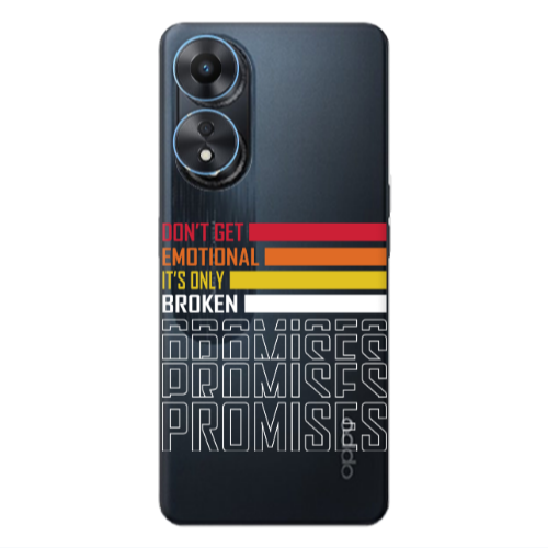 Oppo A 98 Dont Get Emotional Transparent Silicone TPU Θήκη