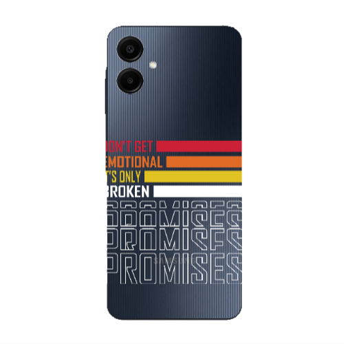 Samsung A06 Dont Get Emotional Transparent Silicone TPU Θήκη