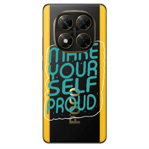 Xiaomi Poco X7 Make Your Self Proud Transparent Silicone TPU Θήκη