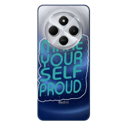 Xiaomi Redmi 14c Make Your Self Proud Transparent Silicone TPU Θήκη