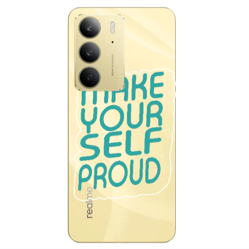 Realme C 75 Make Your Self Proud Transparent Silicone TPU Θήκη