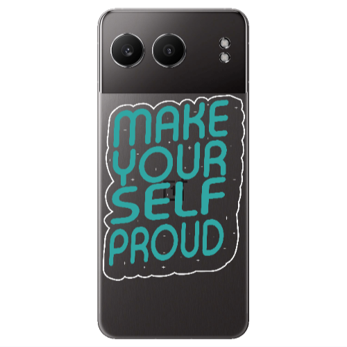 Oneplus Nord 4 Make Your Self Proud Transparent Silicone TPU Θήκη