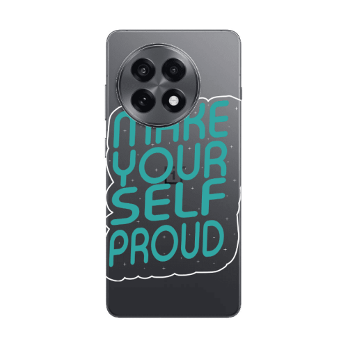 Oneplus 13 5G Make Your Self Proud Transparent Silicone TPU Θήκη