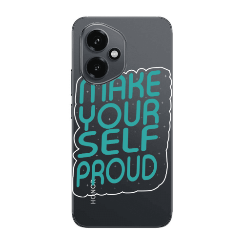 Honor Magic 400 Make Your Self Proud Transparent Silicone TPU Θήκη