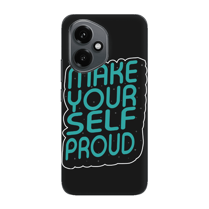 Honor Magic 400 Make Your Self Proud Black Colored Silicone TPU Θήκη