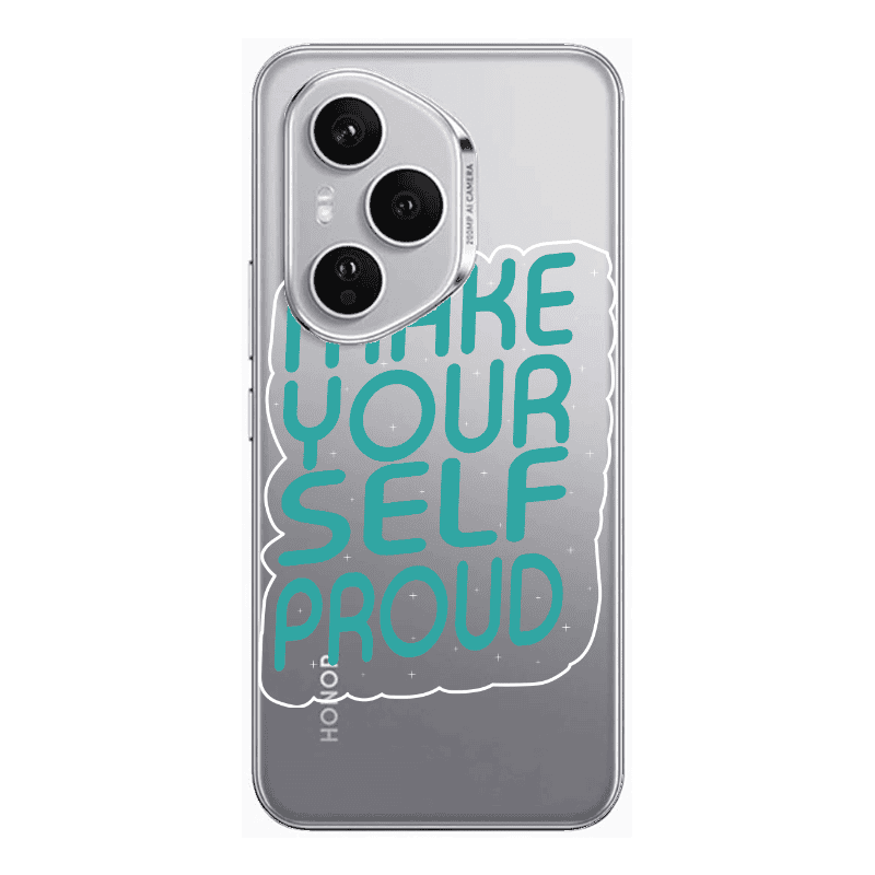 Honor Magic 400 Pro Make Your Self Proud Transparent Silicone TPU Θήκη