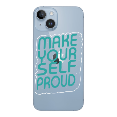 Apple iPhone 14 Plus Make Your Self Proud Transparent Silicone TPU Θήκη