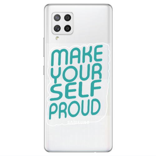 Samsung A42 5G Make Your Self Proud Transparent Silicone TPU Θήκη