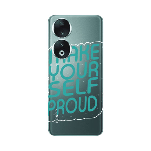 Honor 90 5G Make Your Self Proud Transparent Silicone TPU Θήκη