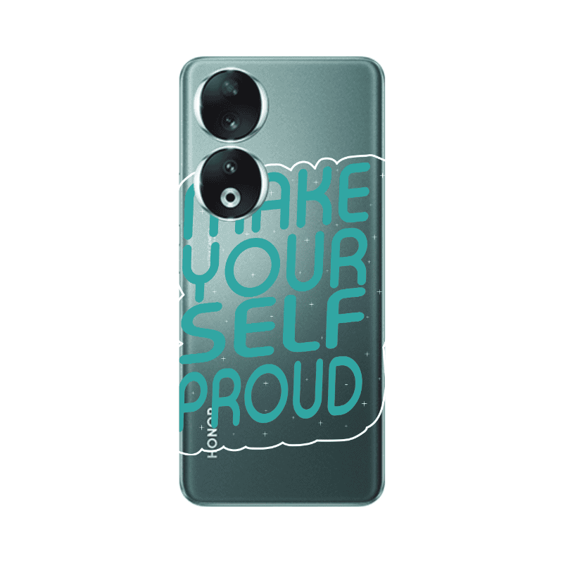 Honor 90 5G Make Your Self Proud Transparent Silicone TPU Θήκη