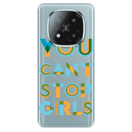 Xiaomi Redmi Note 14 Pro + 5g You Cant Stop Girls Transparent Silicone TPU Θήκη
