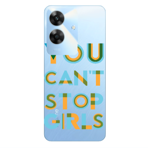 Realme Note 60 You Cant Stop Girls Transparent Silicone TPU Θήκη