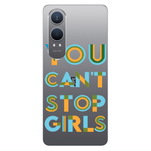Oneplus Nord Ce 4 lite You Cant Stop Girls Transparent Silicone TPU Θήκη