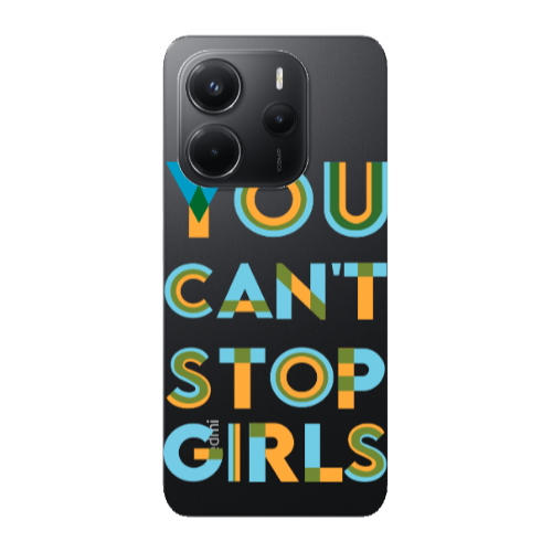 Xiaomi Redmi Note 14 You Cant Stop Girls Transparent Silicone TPU Θήκη