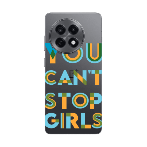 Oneplus 13 5G You Cant Stop Girls Transparent Silicone TPU Θήκη