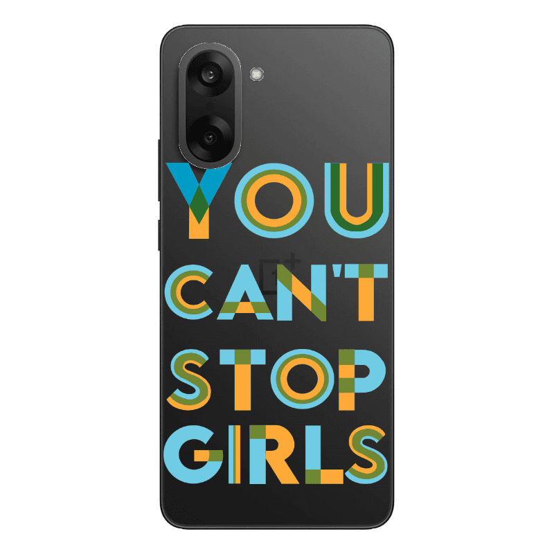 Oneplus Nord CE 5 You Cant Stop Girls Transparent Silicone TPU Θήκη