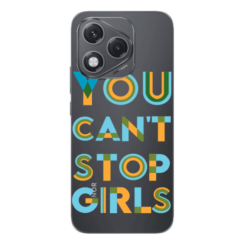 Honor 400 Lite You Cant Stop Girls Transparent Silicone TPU Θήκη
