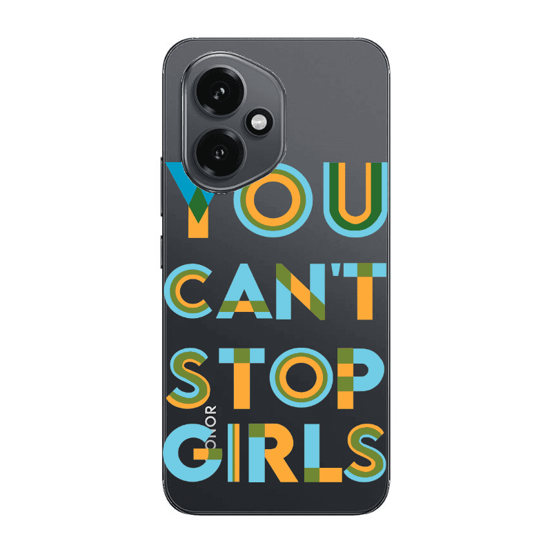 Honor Magic 400 You Cant Stop Girls Transparent Silicone TPU Θήκη