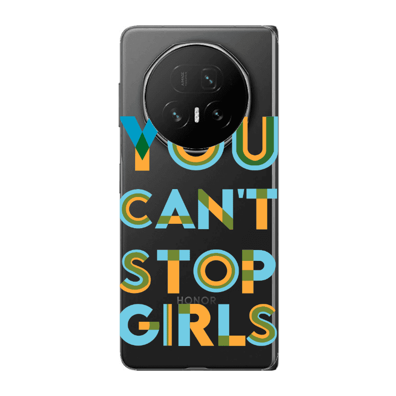Honor Magic V5 You Cant Stop Girls Transparent Silicone TPU Θήκη