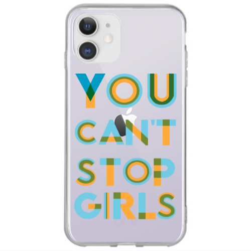Apple iPhone 12 You Cant Stop Girls Transparent Silicone TPU Θήκη