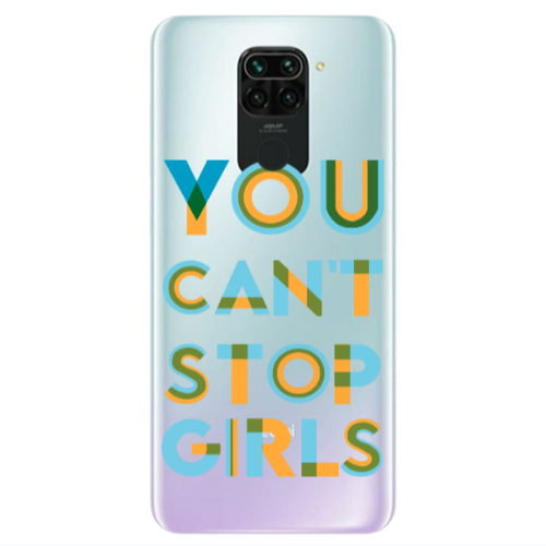 Xiaomi Redmi Note 9 You Cant Stop Girls Transparent Silicone TPU Θήκη