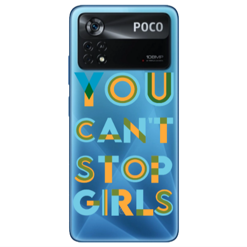 Xiaomi Poco X4 Pro You Cant Stop Girls Transparent Silicone TPU Θήκη