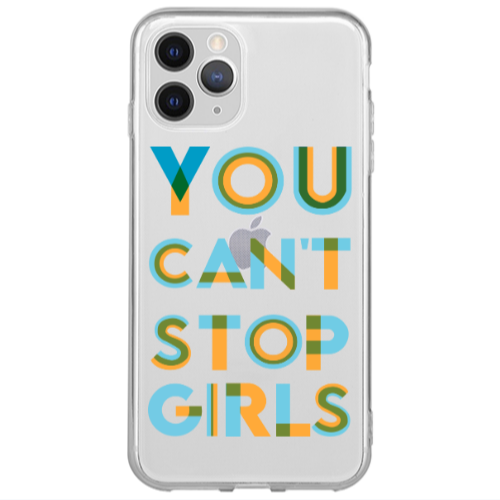 Apple iPhone 13 Pro You Cant Stop Girls Transparent Silicone TPU Θήκη