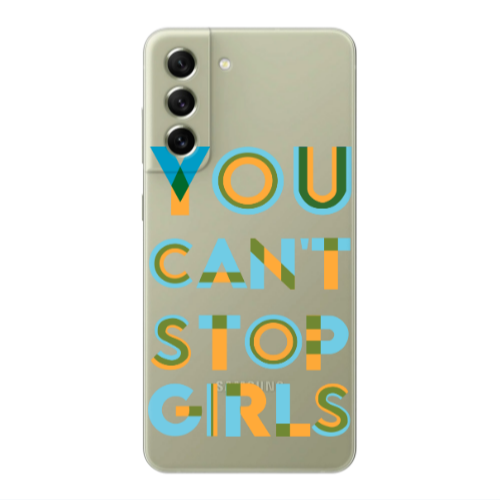 Samsung S21 PLUS You Cant Stop Girls Transparent Silicone TPU Θήκη