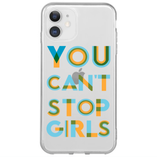 Apple iPhone 12 Mini You Cant Stop Girls Transparent Silicone TPU Θήκη