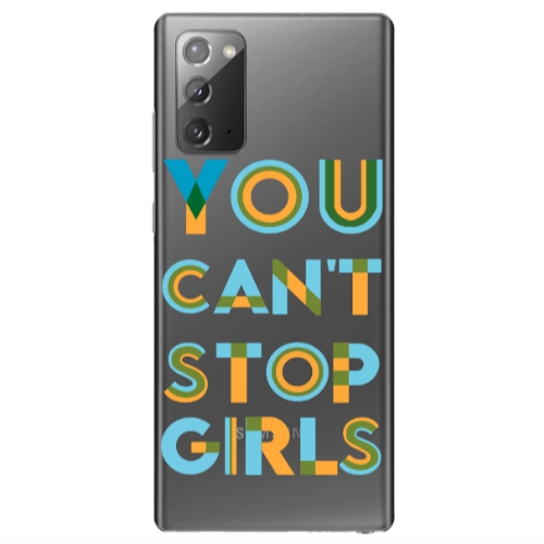 Samsung Note 20 You Cant Stop Girls Transparent Silicone TPU Θήκη