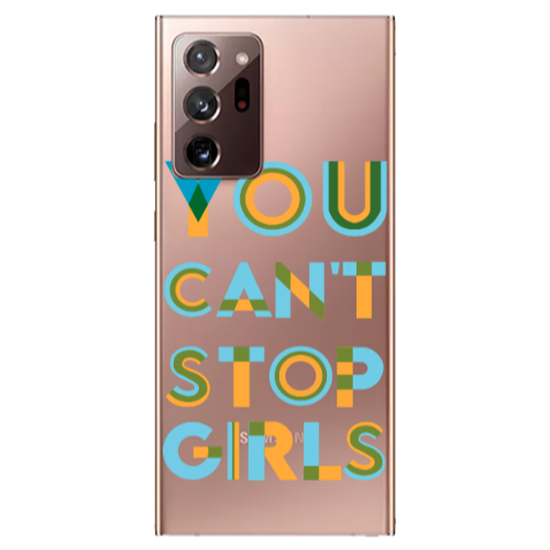Samsung Note 20 Ultra You Cant Stop Girls Transparent Silicone TPU Θήκη