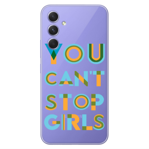 Samsung A54 You Cant Stop Girls Transparent Silicone TPU Θήκη
