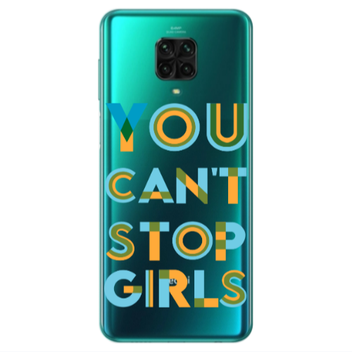 Xiaomi Redmi Note 9S You Cant Stop Girls Transparent Silicone TPU Θήκη