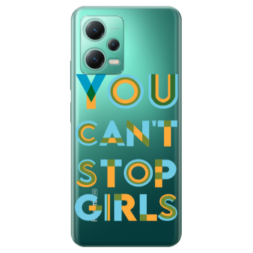 Xiaomi Redmi Note 12 Pro 5G You Cant Stop Girls Transparent Silicone TPU Θήκη