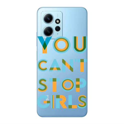Xiaomi Redmi Note 12 4G You Cant Stop Girls Transparent Silicone TPU Θήκη